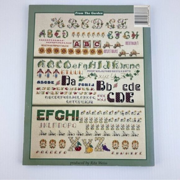 365 Alphabets Cross Stitch All Through the Year Book Emboridery Patterns 1997 - Picture 2 of 13